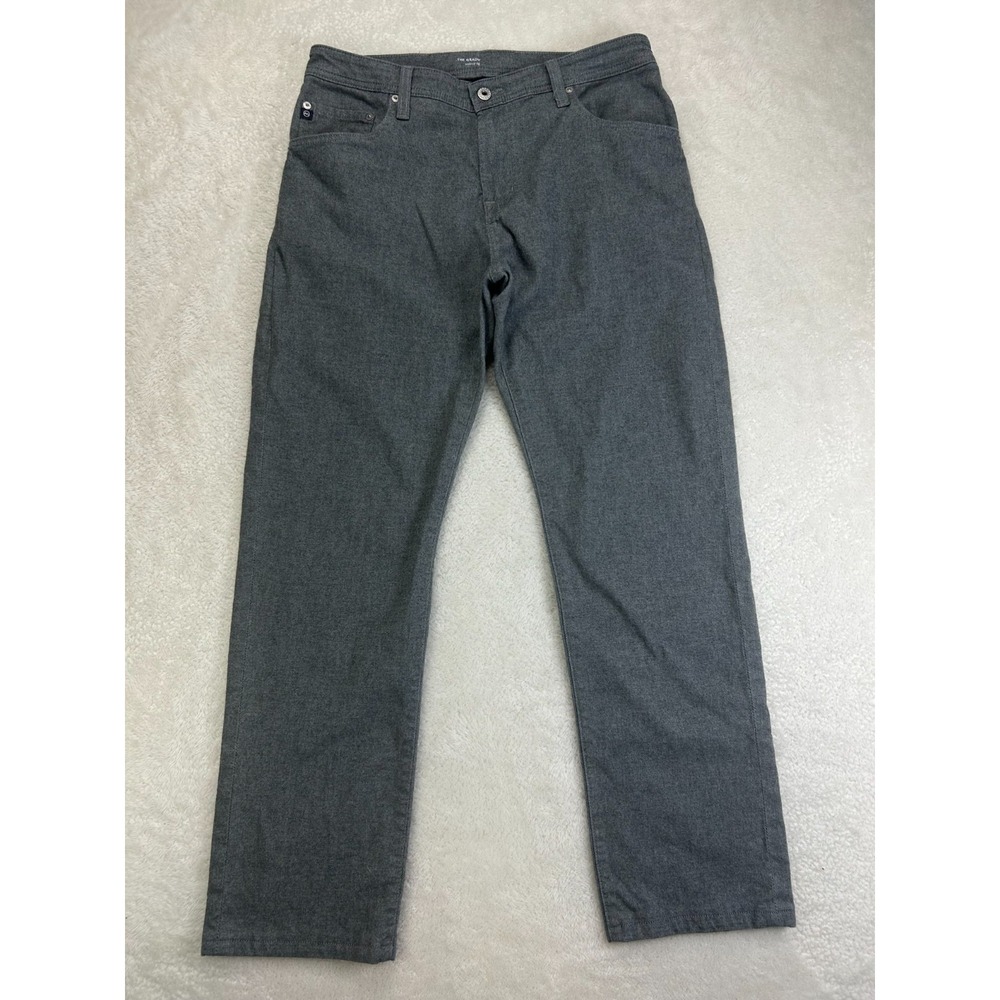 AG The Graduate Tailored Leg Pants Mens 32x30 Charcoal Gray Relaxed Fit "READ"